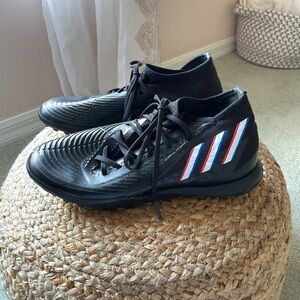 Adidas Men's Predator Edge 3 Black Soccer Cleats, NWOT